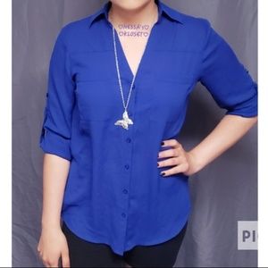 Royal Blue Dress shirt